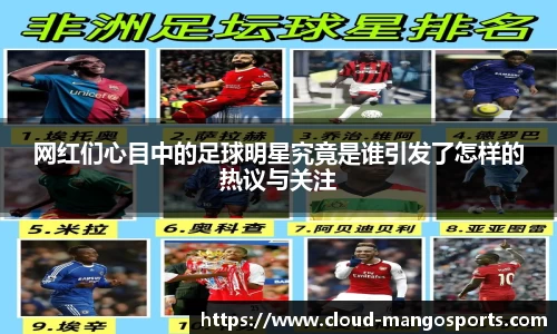 网红们心目中的足球明星究竟是谁引发了怎样的热议与关注